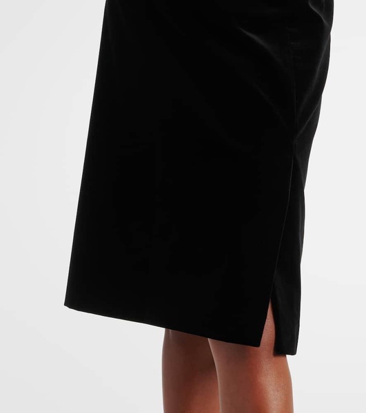 Capo cotton midi skirt