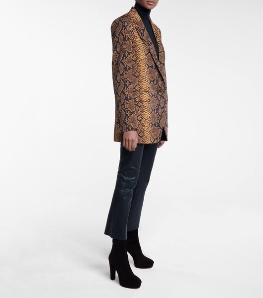 Saint Honore 120 suede platform ankle boots