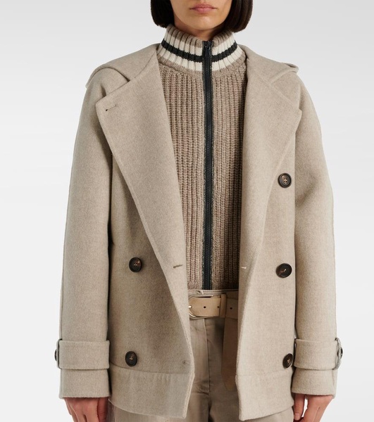 Wool and cashmere jacket