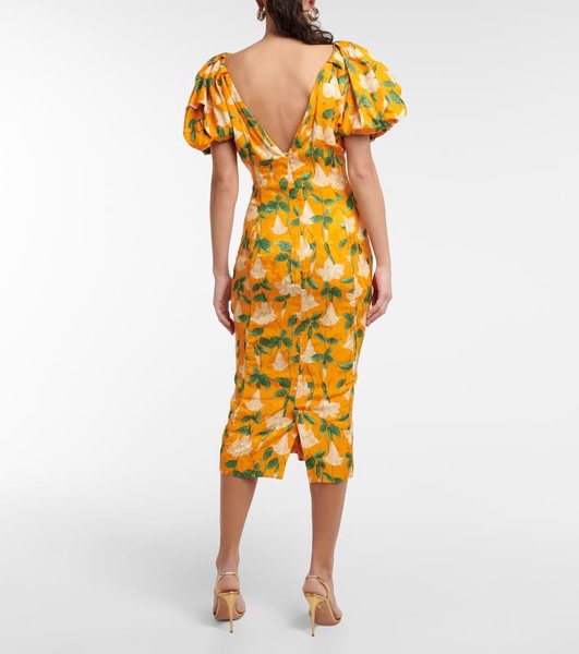 Camelia Sabanero Dorado floral-print midi dress