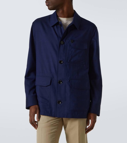 Wool and silk jacket