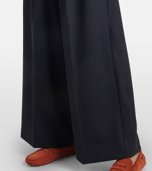 Nichols virgin wool wide-leg pants