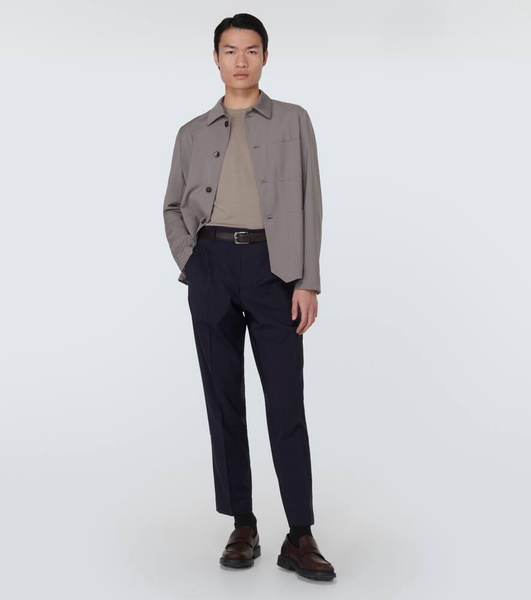 Masco mid-rise virgin wool chinos