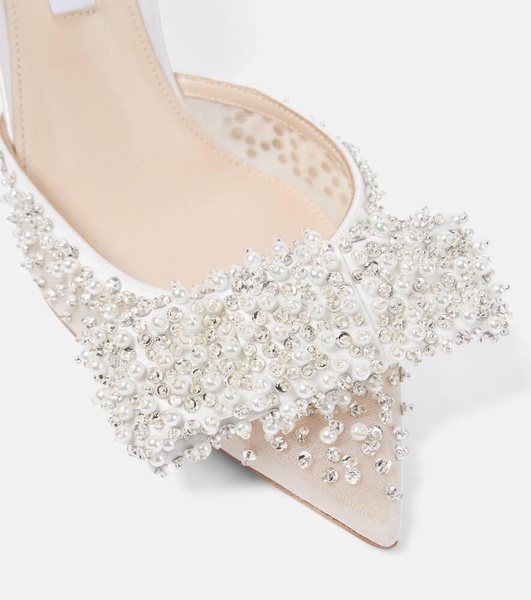 Melodie 85 embellished slingback pumps