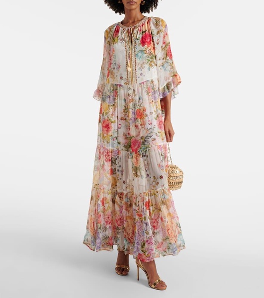 Sew Yesterday silk maxi dress