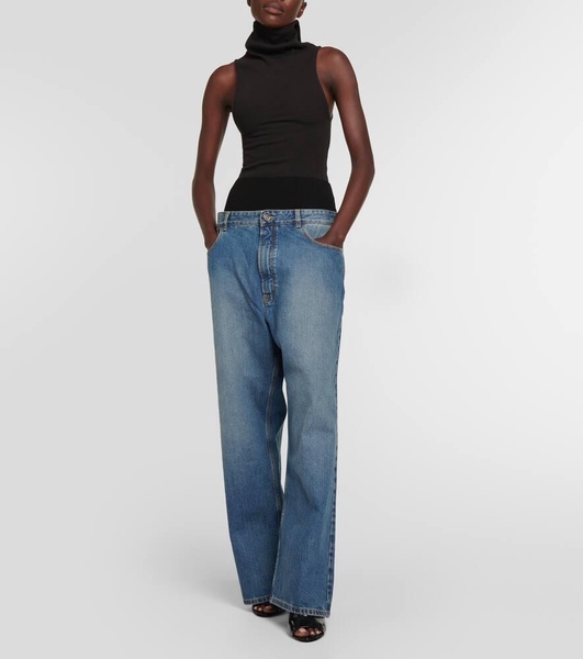 Wide-leg jeans