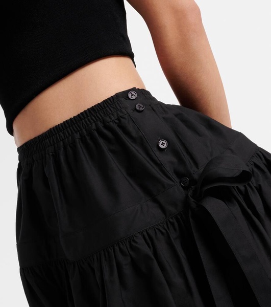 Deesser bow-detail miniskirt 