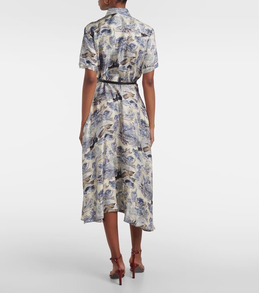 Kiera silk shirt dress