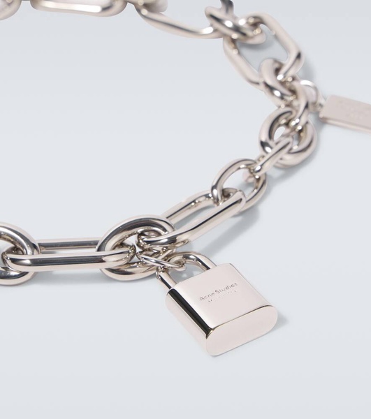 Logo chain necklace