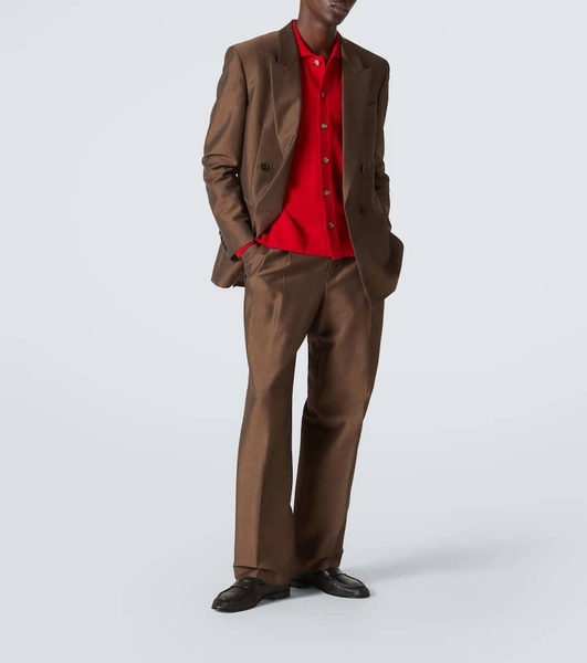 Cotton and cashmere cardigan