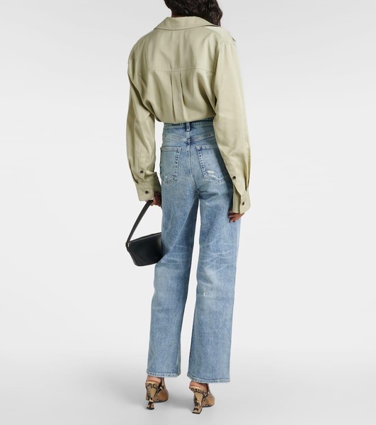 New Alexxis high-rise wide-leg jeans