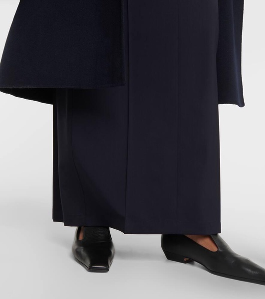 Circeo wool maxi skirt