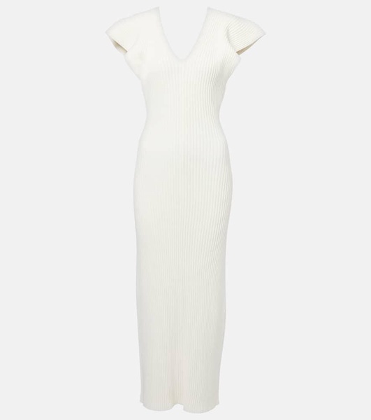 Trey ribbed-knit cocktail dress