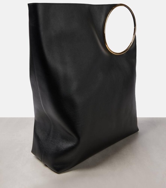 Ring XL leather tote bag