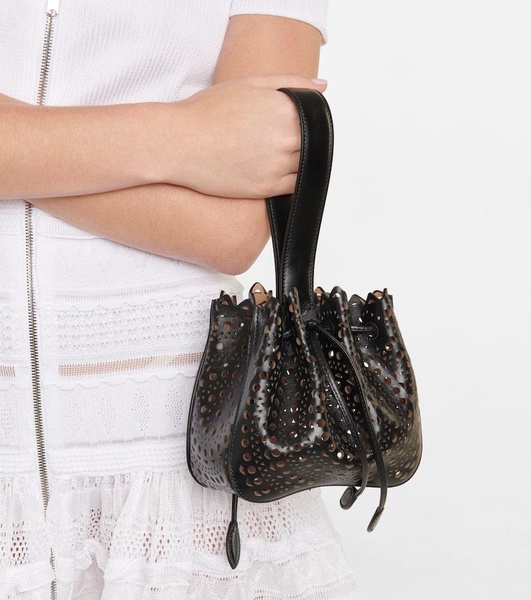 Rose Marie Mini Vienne leather clutch