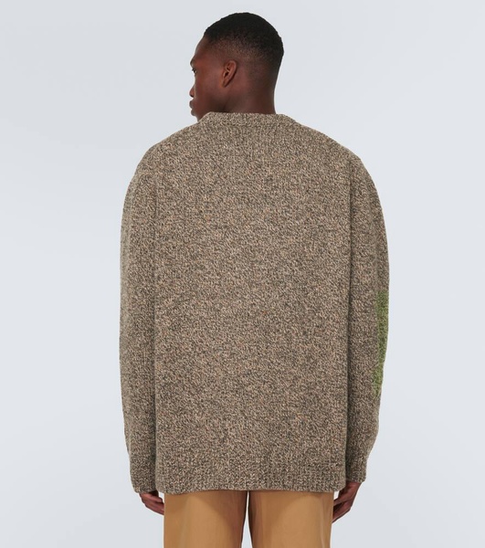 Wool and alpaca cardigan