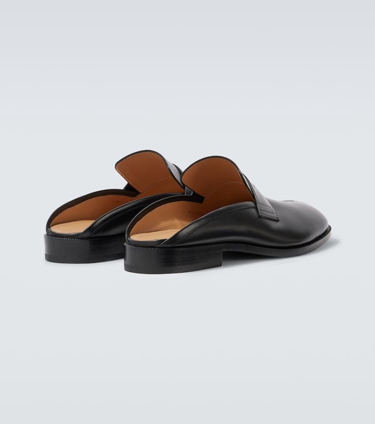 Tabi City leather mules