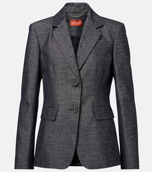 Fenice cotton and silk blazer