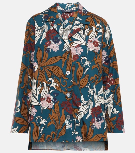 Fauna printed poplin shirt
