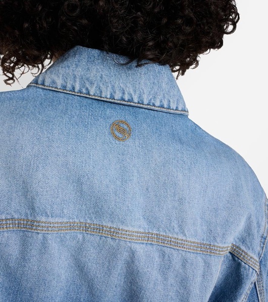 Falabella chain-detail denim jacket