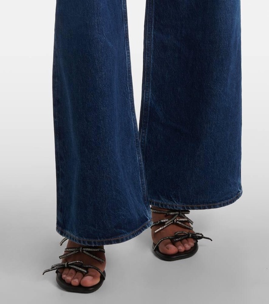  Dame Jean No Cuff high-rise wide-leg jeans