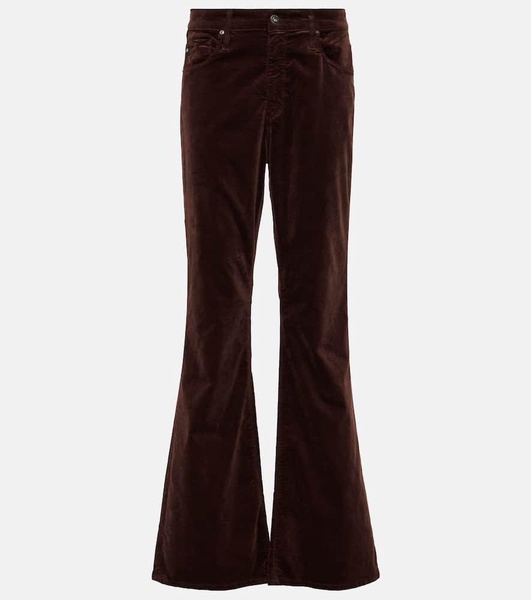 Farrah velvet flared pants