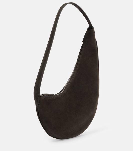 Lune Mini suede shoulder bag