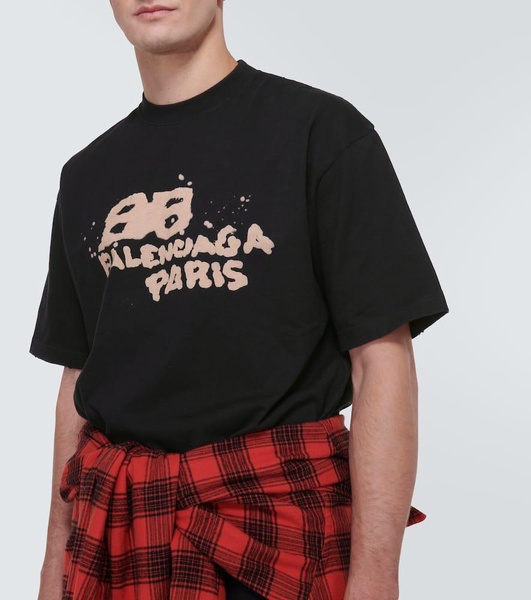 Hand-drawn Bb Icon T-shirt Medium Fit in Black