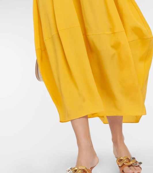 Halterneck midi dress
