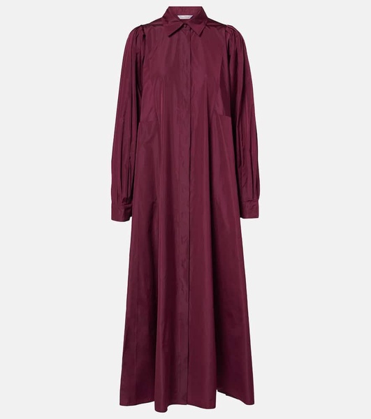 Pucci pleated taffetta maxi dress