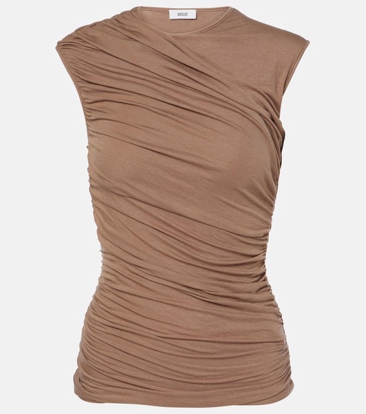 Ester ruched tank top