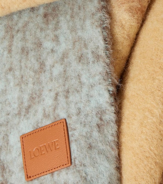 Wool-blend scarf