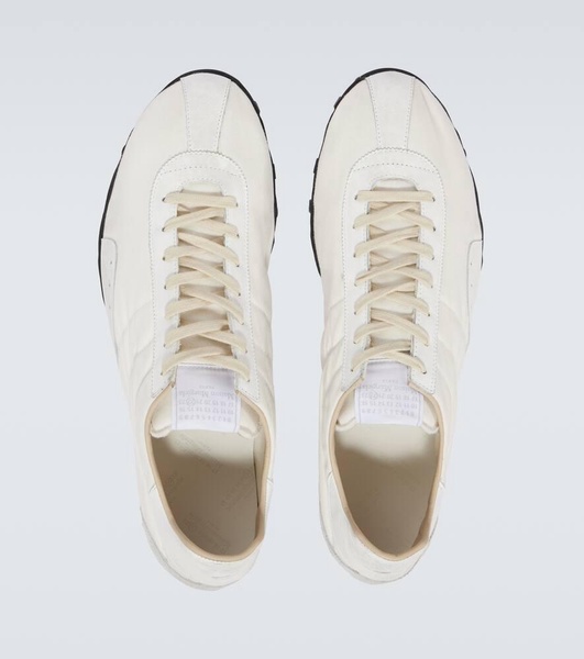 Sprinters leather-trimmed sneakers