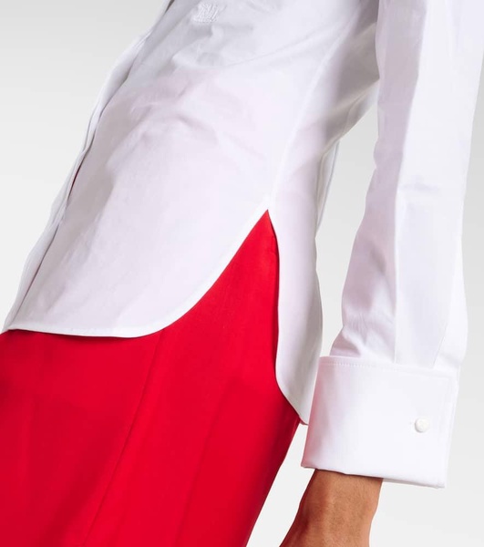 Knut cotton-blend poplin shirt