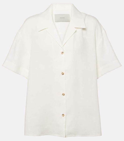 Prague linen bowling shirt