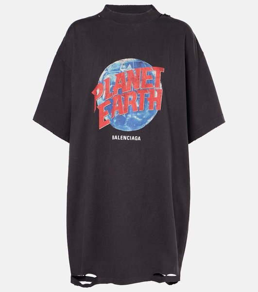 Planet Earth cotton jersey T-shirt