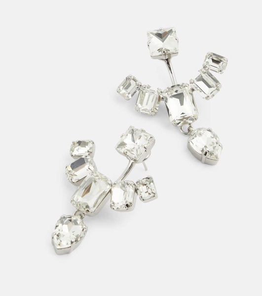 Crystal pendant earrings