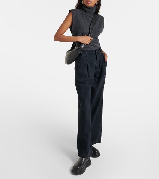 Ellis low-rise wide-leg jeans