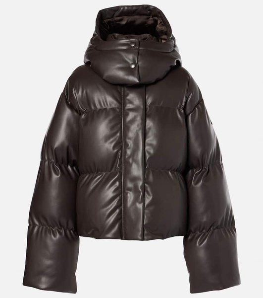 Altermat faux leather puffer jacket