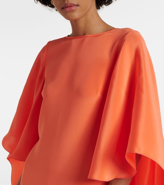 Elegante Baleari silk crêpe de chine gown