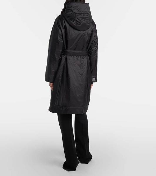 Technical canvas parka