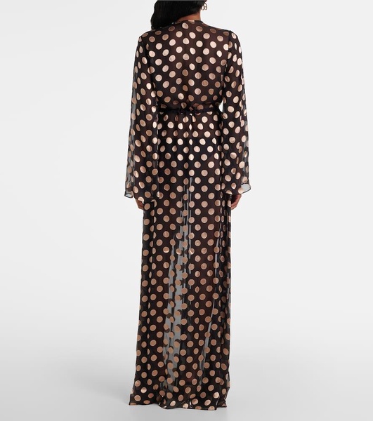 Aurelia printed gown