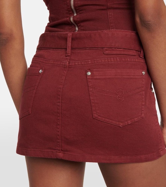 Denim miniskirt