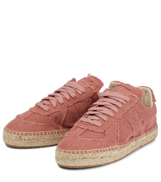 Replica canvas espadrille sneakers