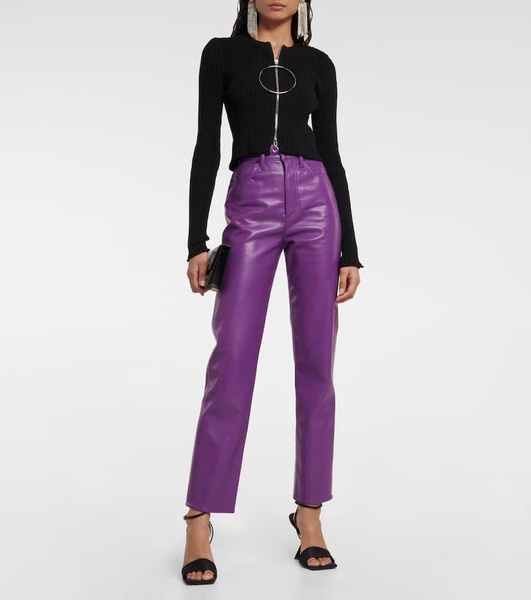 90s Pinch high-rise faux leather pants