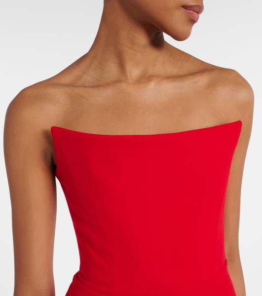 Crêpe corset dress
