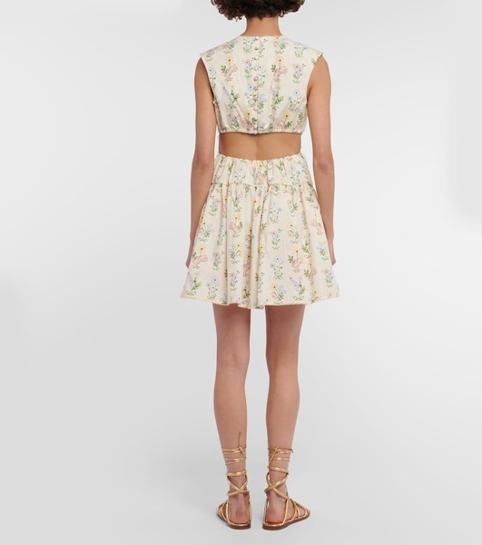Sucré Pradera cotton poplin minidress