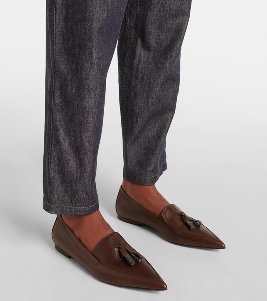 Monili leather loafers