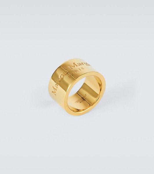 Logo sterling silver ring