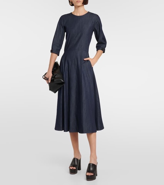 Valery denim midi dress